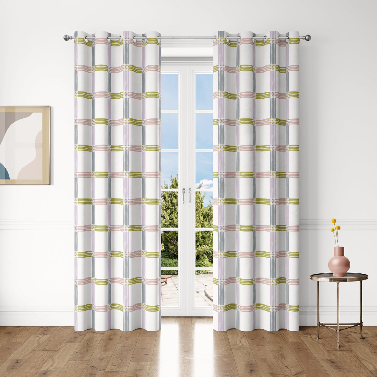 Exclusive Home Paire de rideaux occultants tissés en satin sergé à œillets, bleu sarcelle, 132,1 x 160 cm, 2 panneaux