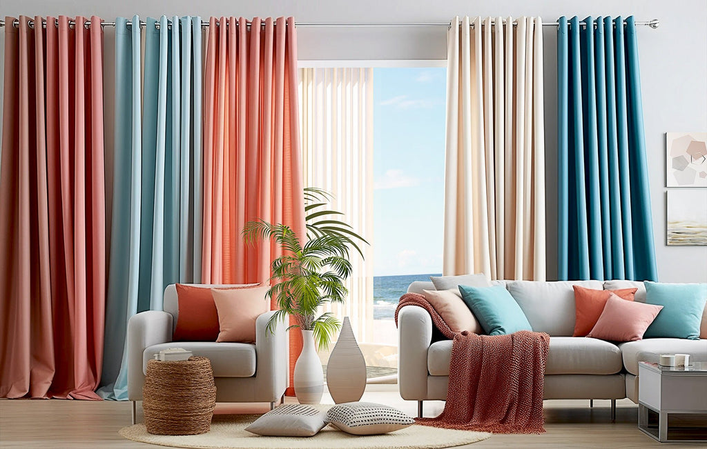 Comment choisir la bonne couleur de rideaux pour votre maison - Deconovo FR