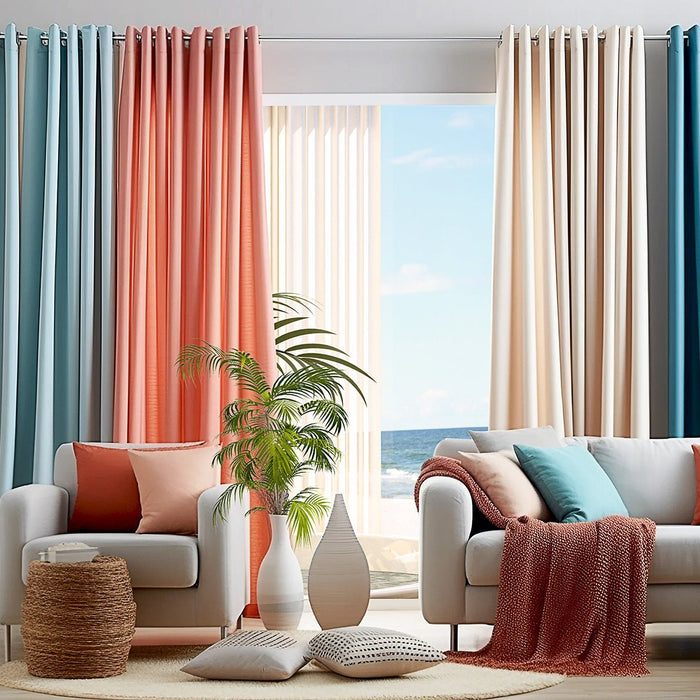 Comment choisir la bonne couleur de rideaux pour votre maison - Deconovo France