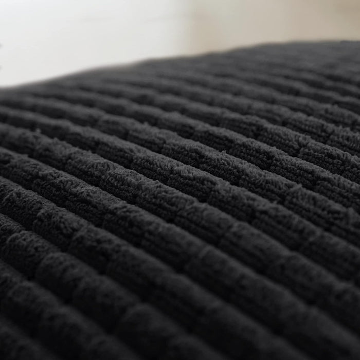 Deconovo Lot de 2 Housses de Coussin en Velours en Tissu à Carreaux, sans Noyau d'Oreiller