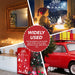 Deconovo Autocollants de Fenêtre Réutilisables en PVC, Décoration de Noël, 9 Feuilles, Blanc - Deconovo FR