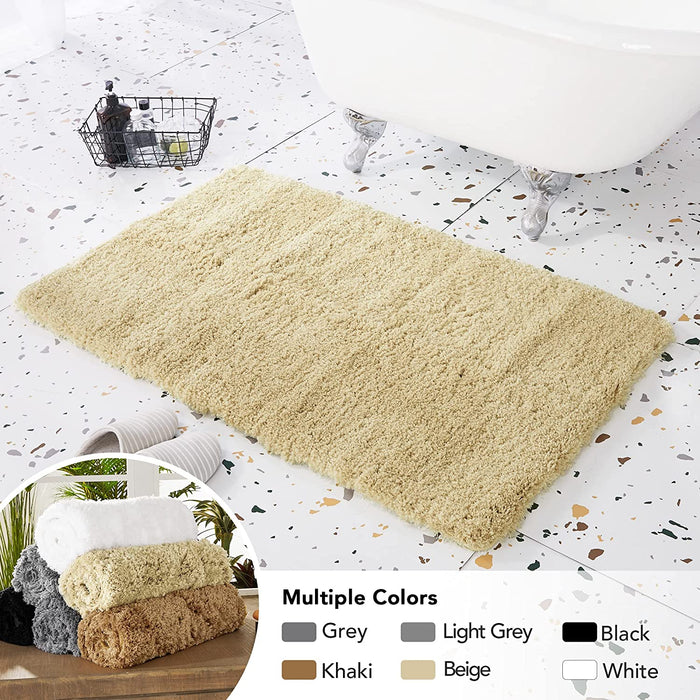 Deconovo Lot de 1 Tapis Antidérapant Epais, Poilu Cheveux Longs - Deconovo France
