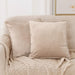 Deconovo Lot de 2 Housses de Coussin en Velours Simples, sans Noyau d'Oreiller - Deconovo France