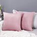 Deconovo Lot de 2 Housses de Coussin en Velours Simples, sans Noyau d'Oreiller - Deconovo France