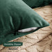 Deconovo Lot de 2 Housses de Coussin en Velours Simples, sans Noyau d'Oreiller - Deconovo France