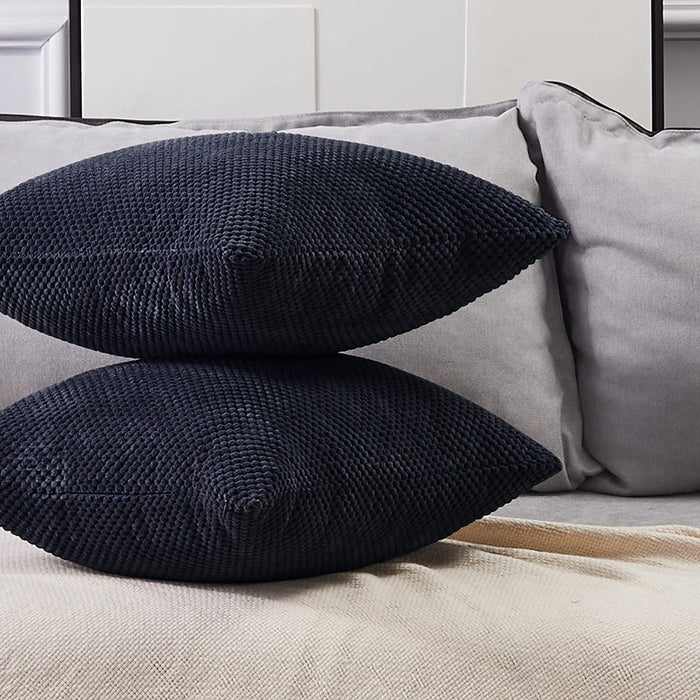Deconovo Lot de 2 Housses de Coussin, sans Noyau d'Oreiller - Deconovo France