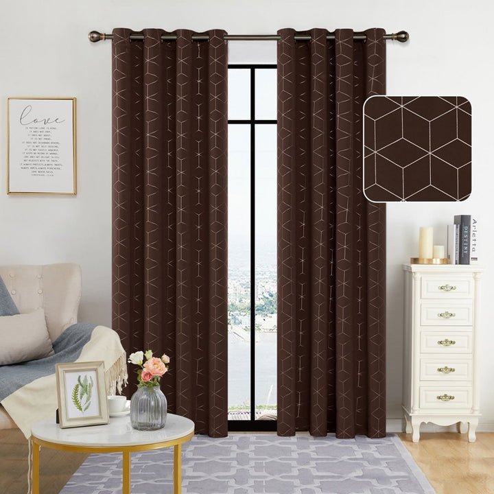 Panneau de rideau occultant texturé Shadow 52x84 blanc cassé | Curtains & Drapes