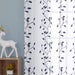 Deconovo Lot de 2 Voilages à OEillets en Polyester avec Motifs Floraux - Deconovo France