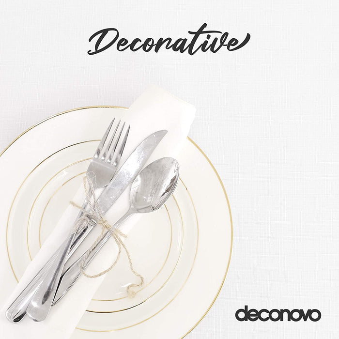 Deconovo Nappe Imperméable avec Effet Lin - Deconovo France