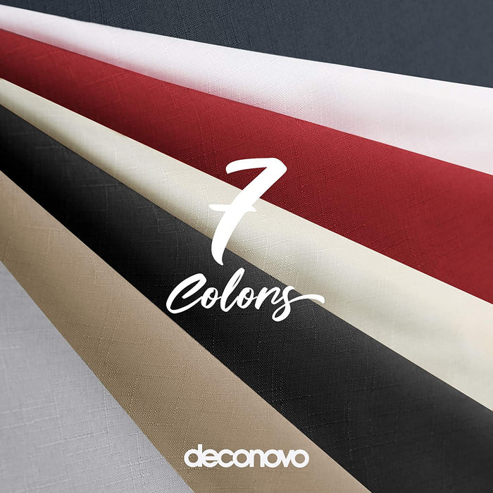 Deconovo Nappe Imperméable avec Effet Lin - Deconovo France