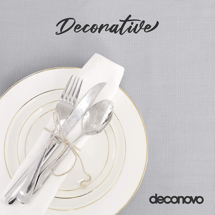 Deconovo Nappe Imperméable avec Effet Lin - Deconovo France
