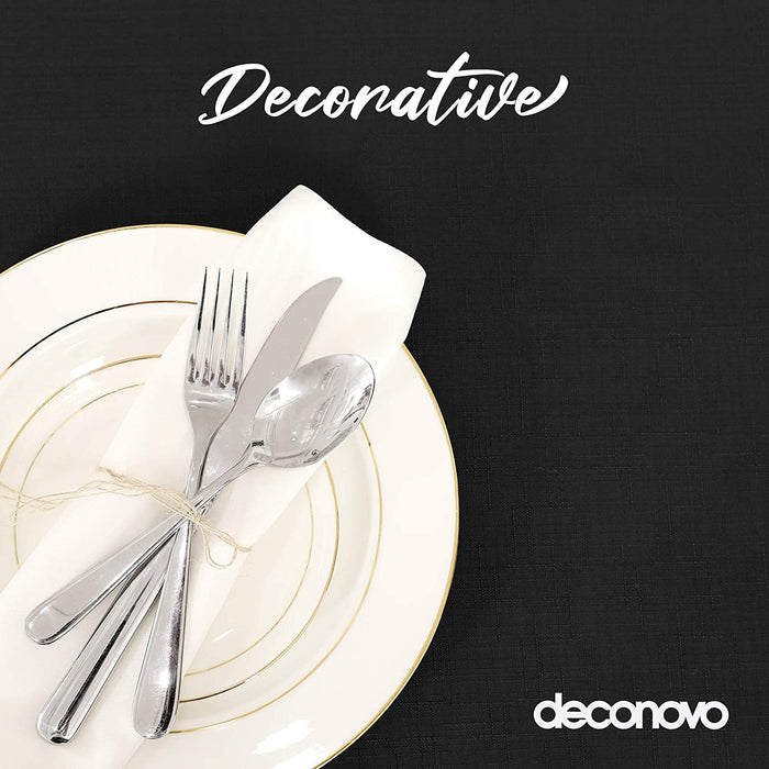 Deconovo Nappe Imperméable avec Effet Lin - Deconovo France