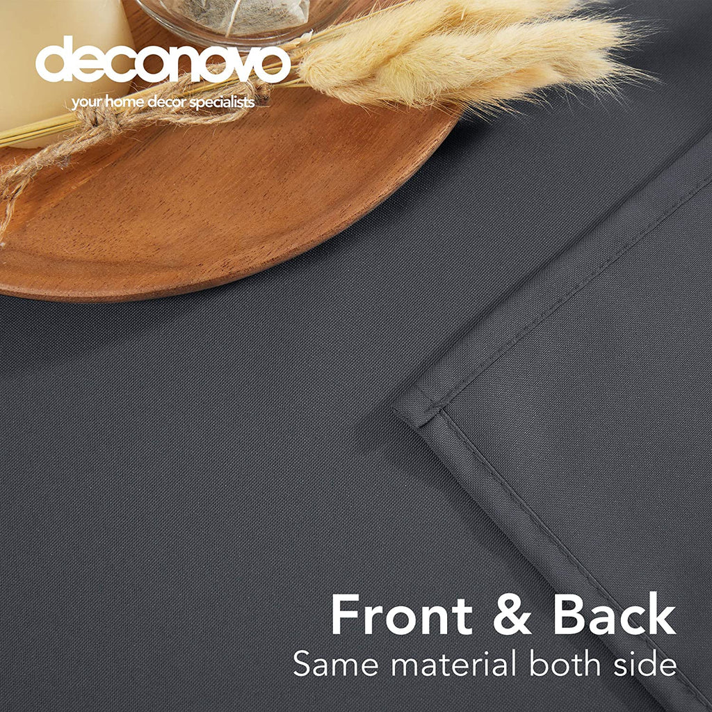 Deconovo Nappe Imperméable et Simple avec Effet Lin - Deconovo France