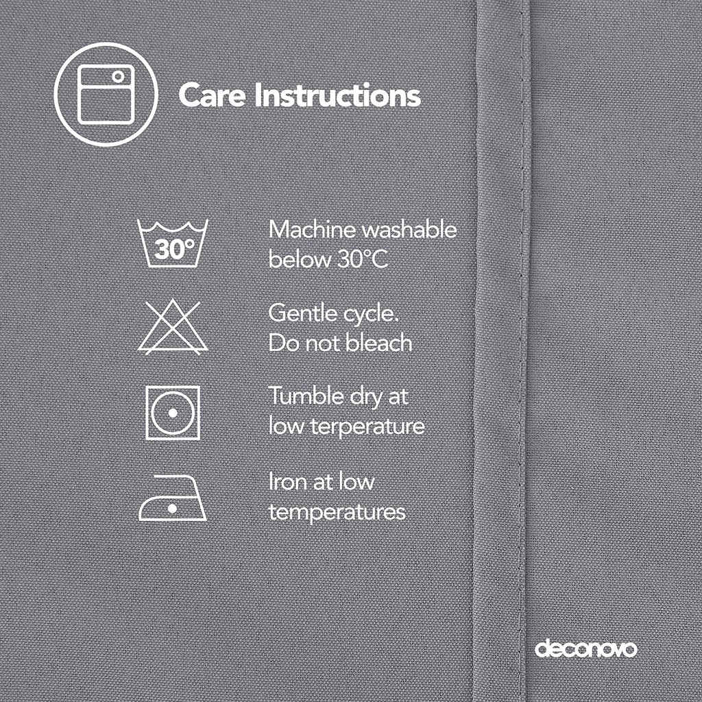Deconovo Nappe Imperméable et Simple avec Effet Lin - Deconovo France