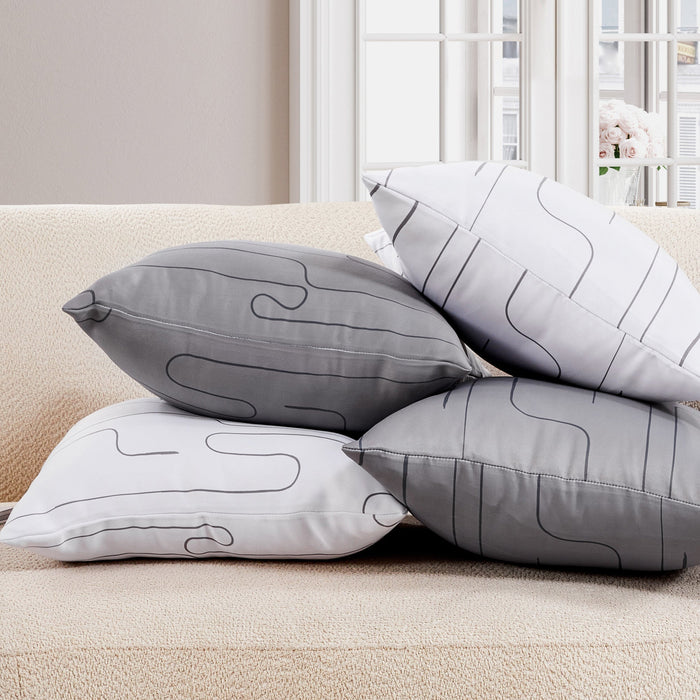 Housses de Coussin, Pure-Morning Haze - Deconovo FR