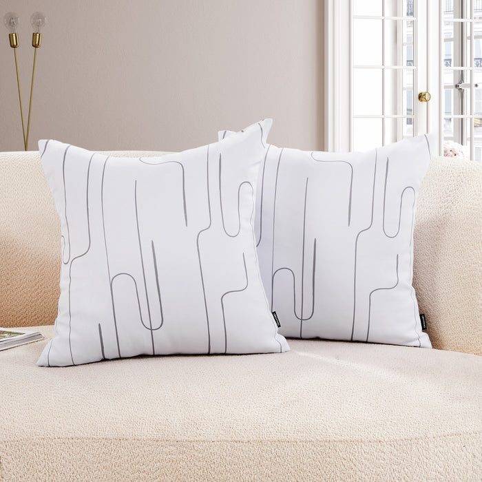 Housses de Coussin, Pure-Morning Haze - Deconovo FR