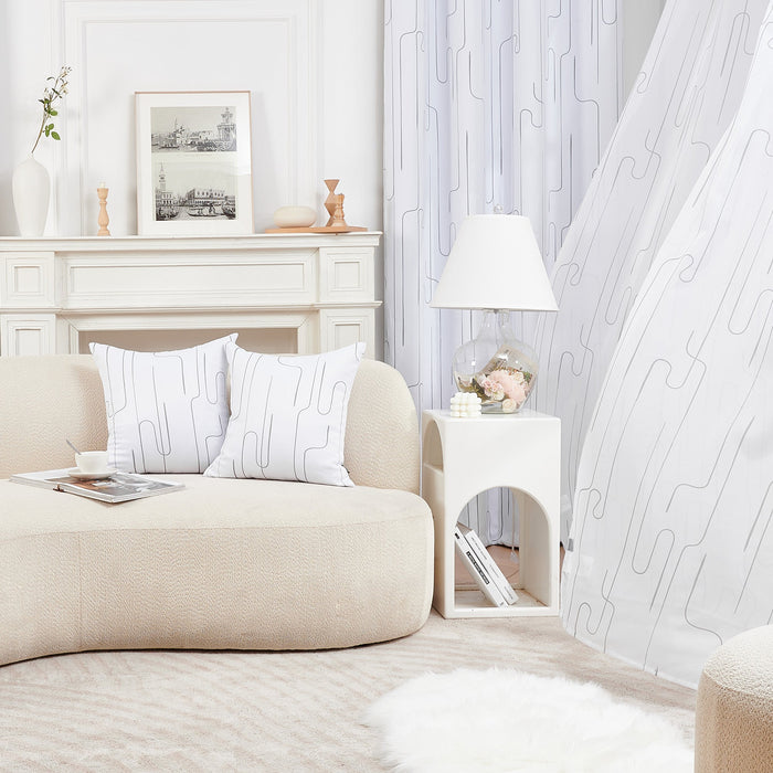 Housses de Coussin, Pure-Morning Haze - Deconovo FR