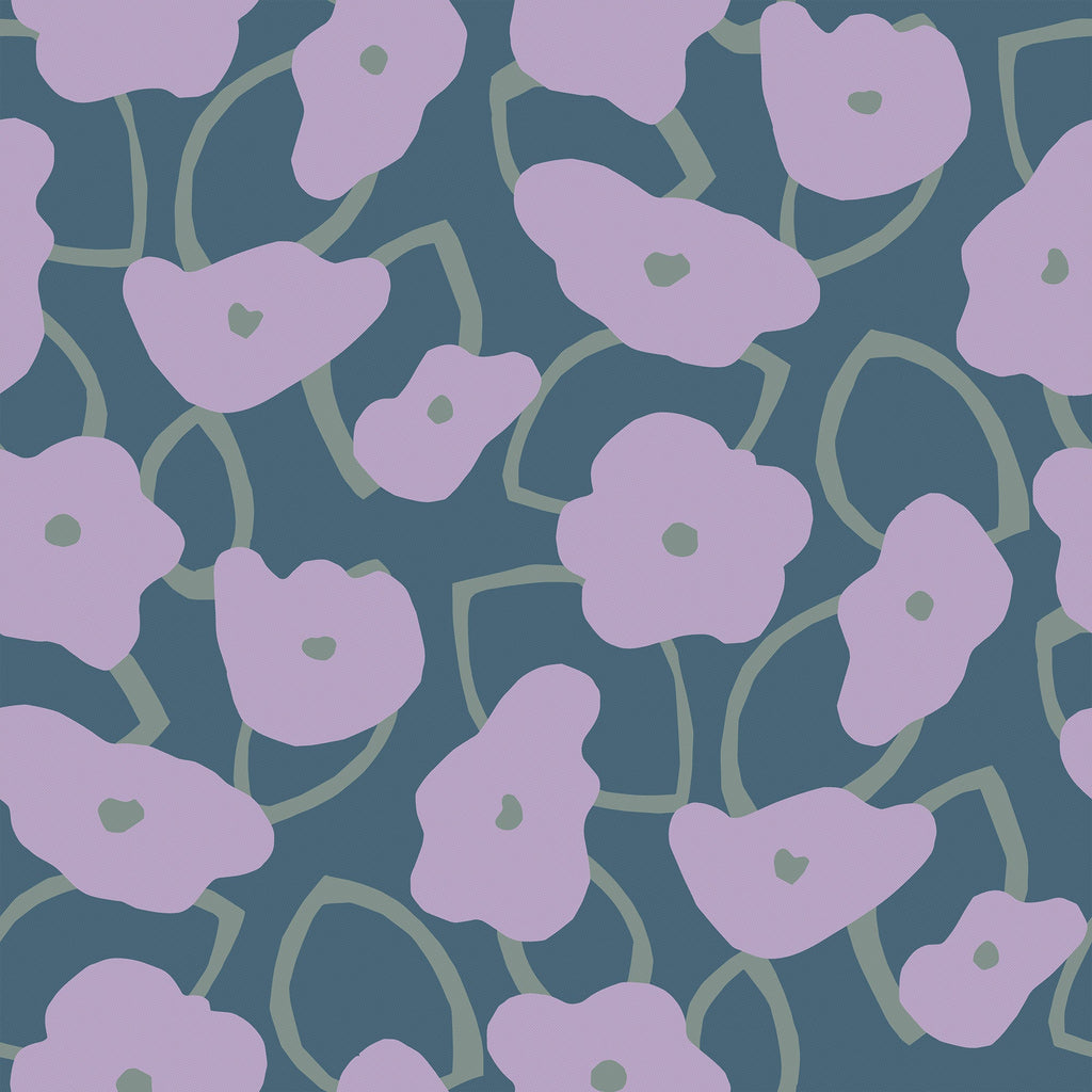 Rideaux Occultants et Thermiques, Modern - Summer flowers - Deconovo FR