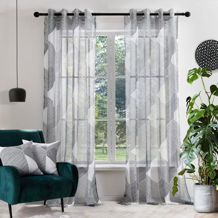 Rideaux Voilage, Classic - Pleat - Deconovo FR